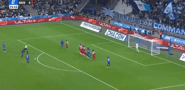 25'A.戈麦斯破门! 马赛 1- 0布雷斯特
