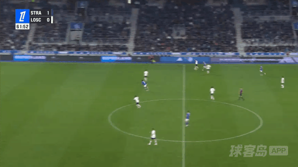 62'艾美加破门! 斯特拉斯堡 2- 0里尔