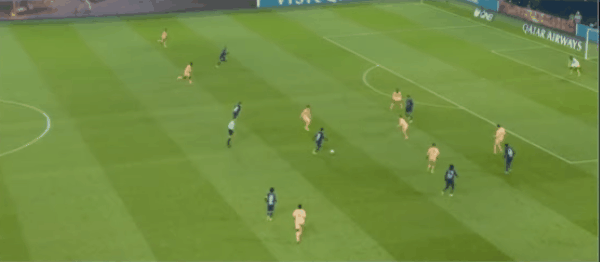 65'内维斯破门! 巴黎圣日耳曼 2- 0勒阿弗尔