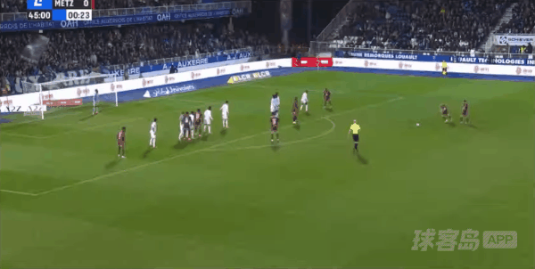 46'海因破门! 欧塞尔 2- 1梅斯