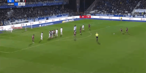 46'海因破门! 欧塞尔 2- 1梅斯