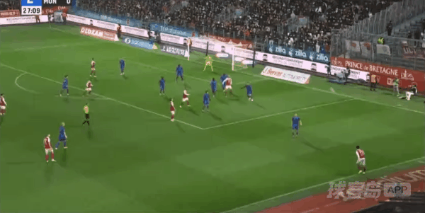 28'杜姆比亚破门! 布雷斯特 1- 0摩纳哥