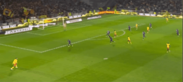 46'阿吉拉尔破门! 朗斯 1- 0勒阿弗尔