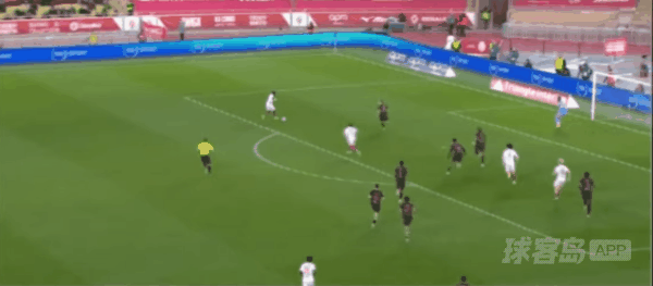 50'阿克利乌什破门! 摩纳哥 2- 0雷恩