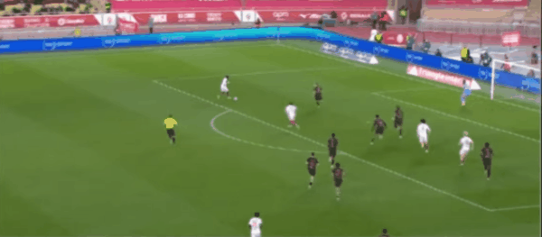 50'阿克利乌什破门! 摩纳哥 2- 0雷恩