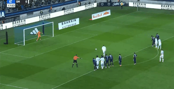 18'格林伍德点球破门! 巴黎FC 0- 1马赛