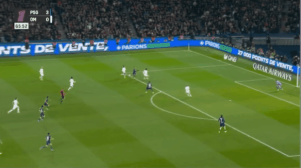 66'克瓦拉茨赫利亚破门! 巴黎圣日耳曼 4- 0马赛