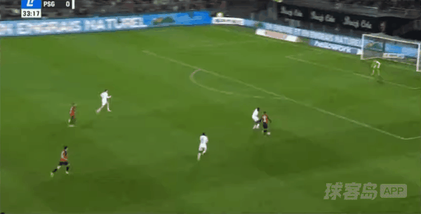 34'塔马里破门! 雷恩 1- 0巴黎圣日耳曼