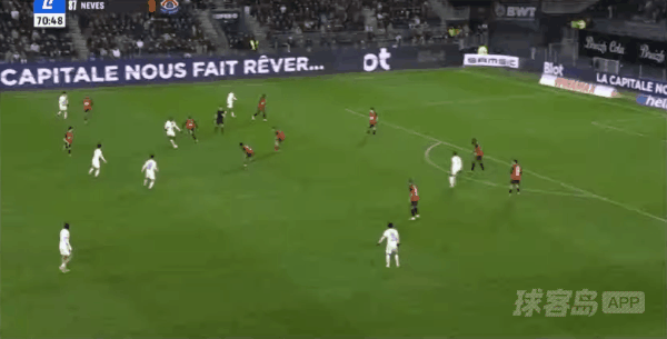 71'登贝莱破门! 雷恩 2- 1巴黎圣日耳曼