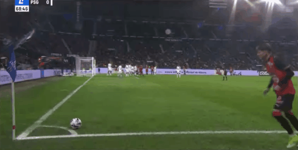 69'莱波尔破门! 雷恩 2- 0巴黎圣日耳曼