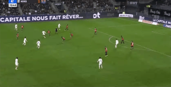 71'登贝莱破门! 雷恩 2- 1巴黎圣日耳曼