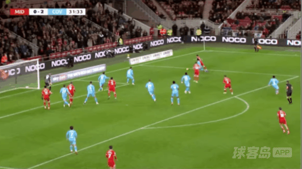 32'惠特克破门! 米德尔斯堡 1- 2考文垂