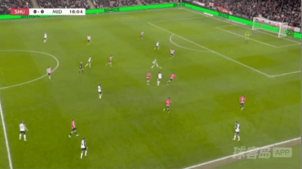 19'康威破门! 谢菲尔德 0- 1米德尔斯堡