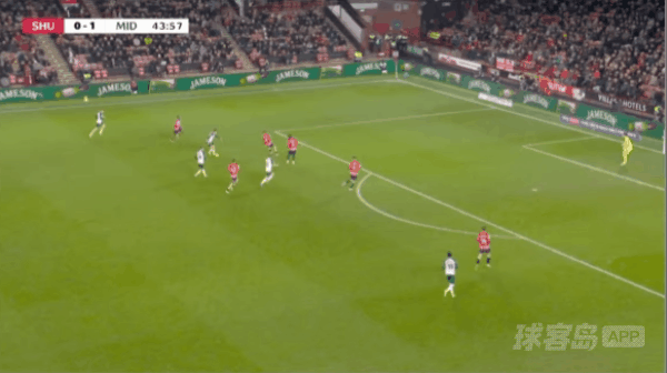 45'麦克格里破门! 谢菲尔德 0- 2米德尔斯堡