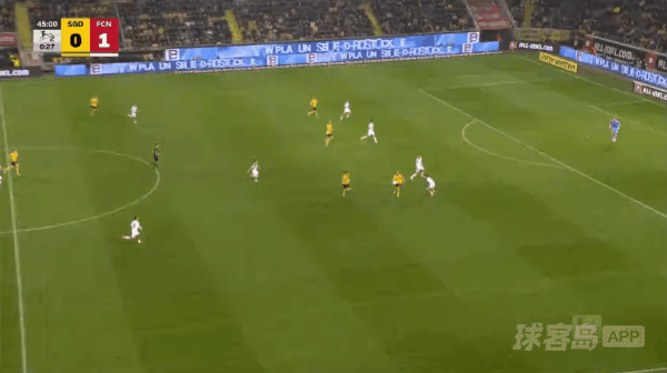 46'科瑟破门! 特雷斯登 1- 1纽伦堡