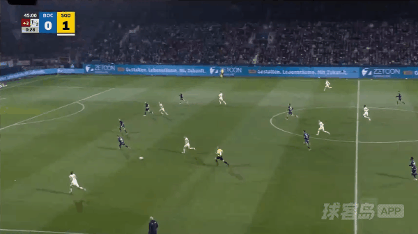 46'费尔梅伊破门! 波鸿 0- 2特雷斯登