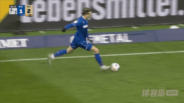 83'西米克破门! 卡尔斯鲁厄 2- 2埃弗斯堡