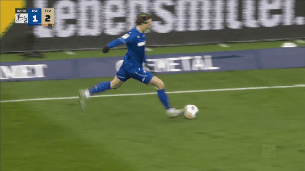 83'西米克破门! 卡尔斯鲁厄 2- 2埃弗斯堡