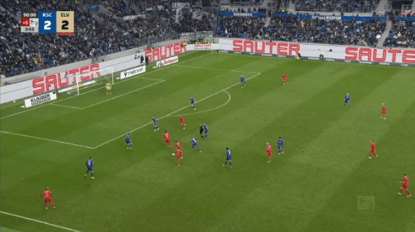 94'凯德尔破门! 卡尔斯鲁厄 2- 3埃弗斯堡