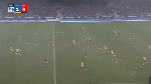 49'雅迪米奇破门! 布伦斯维克 2- 0凯泽斯劳滕
