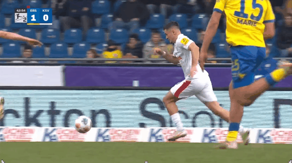43'弗伦克特惨遭直红! 布伦斯维克 1- 0基尔高士丁