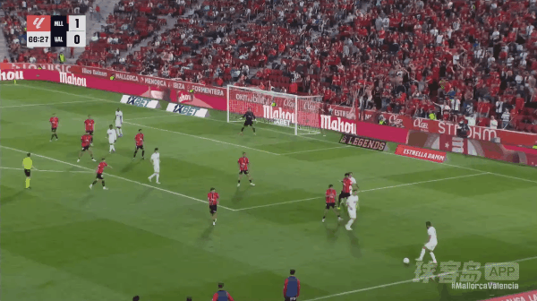 67'萨迪克破门! 皇家马略卡 1- 1瓦伦西亚