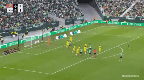 75'戈麦斯破门! 皇家贝蒂斯 1- 1吉罗纳