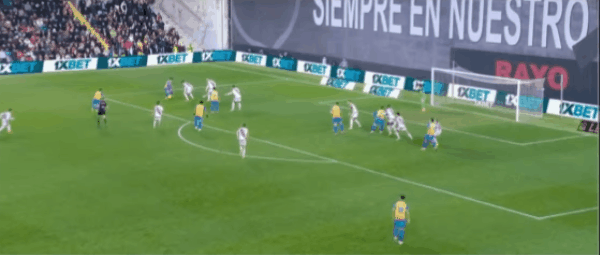 64'洛佩斯破门! 巴列卡诺 1- 1瓦伦西亚