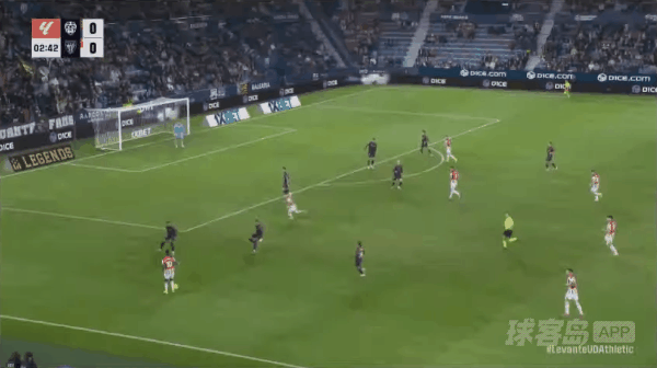 3'纳瓦罗破门! 莱万特 0- 1毕尔巴鄂竞技