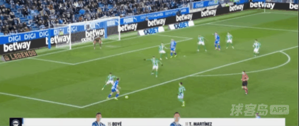 47'马丁内斯破门! 阿拉维斯 2- 0皇家贝蒂斯