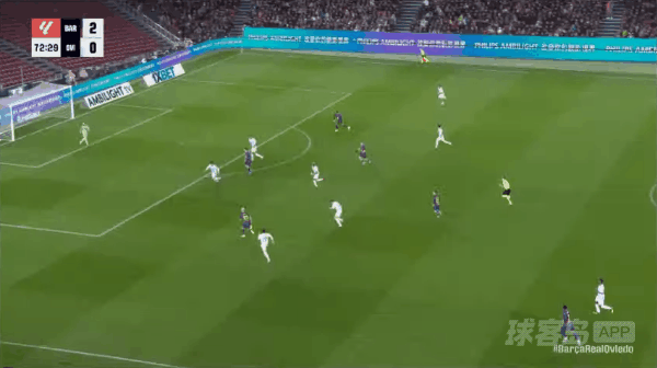 73'亚马尔破门! 巴塞罗那 3- 0奥维多