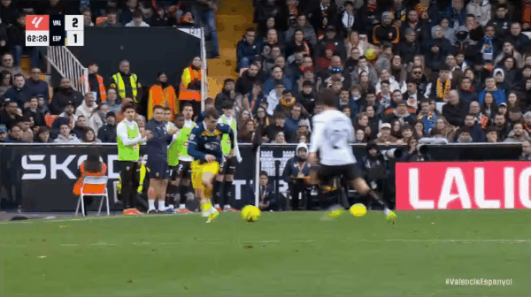 59'科默特破门! 瓦伦西亚 2- 1西班牙人