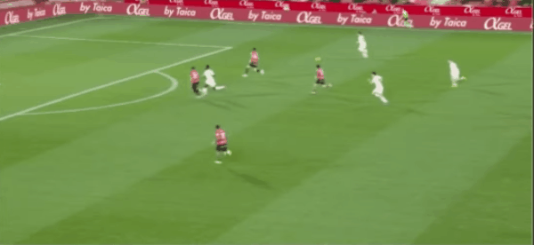 46'莫派破门! 皇家马略卡 1- 1塞维利亚