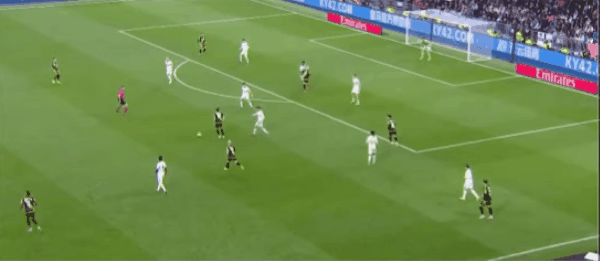 49'德弗鲁托斯破门! 皇家马德里 1- 1巴列卡诺