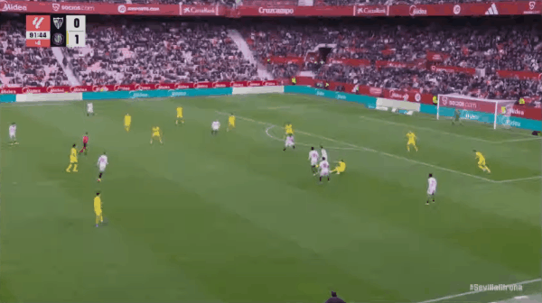 92'萨拉斯破门! 塞维利亚 1- 1吉罗纳