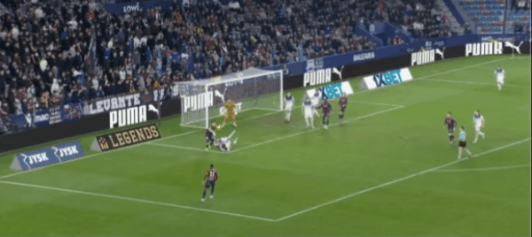 88'埃斯皮破门! 莱万特 1- 0阿拉维斯