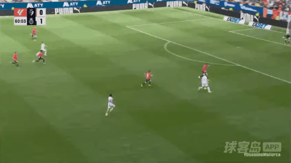61'V.穆里奇破门! 奥萨苏纳 0- 2皇家马略卡