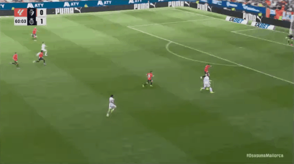 61'V.穆里奇破门! 奥萨苏纳 0- 2皇家马略卡