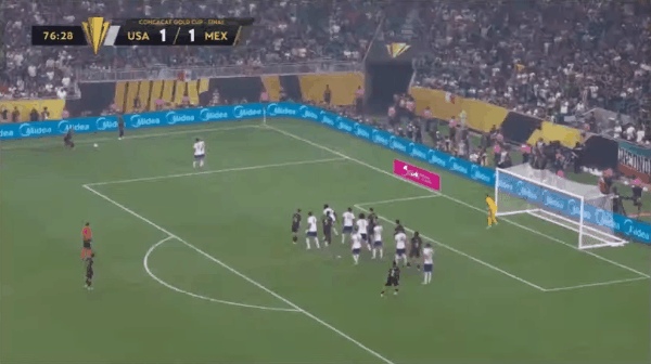 77'阿尔瓦雷斯破门! 美国 1- 2墨西哥