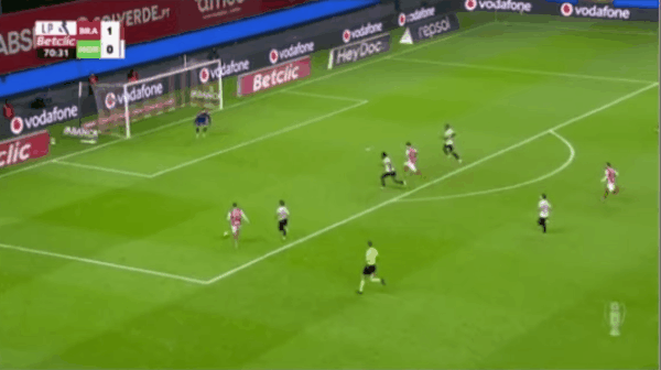 71'奥尔塔破门! 布拉加 2- 0摩里伦斯