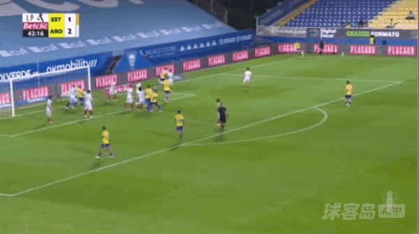 43'博马破门! 埃斯托里尔 2- 2阿罗卡