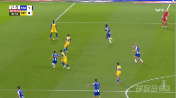 8'桑托斯破门! 波尔图 1- 0埃斯托里尔
