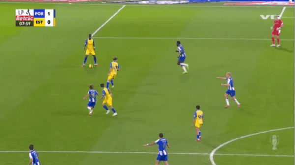 8'桑托斯破门! 波尔图 1- 0埃斯托里尔