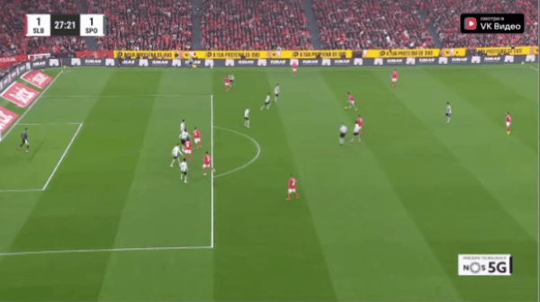 27'苏达科夫破门! 本菲卡 1- 1里斯本竞技