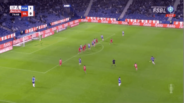 75'M.费尔南德斯破门! 波尔图 2- 0吉维森特