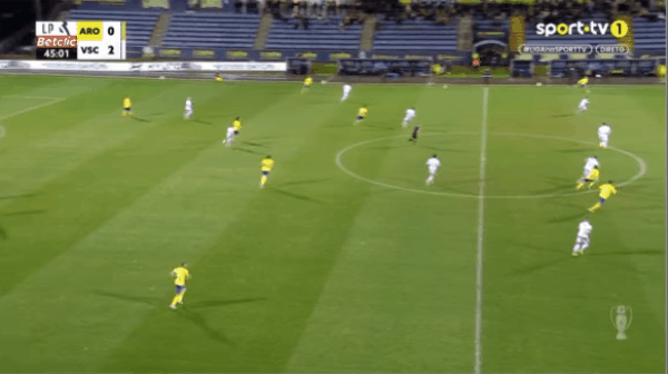 46'特雷扎破门! 阿罗卡 1- 2吉马良斯