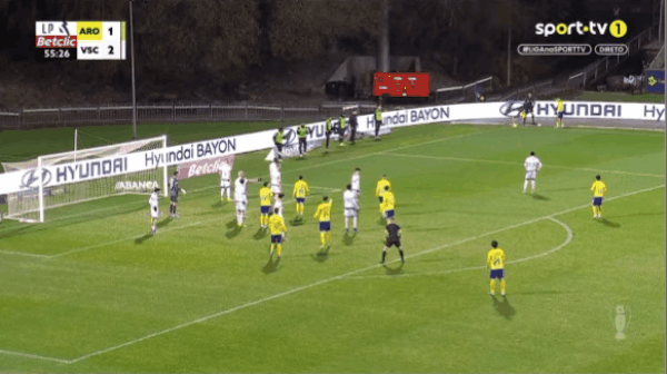 56'冈萨雷斯破门! 阿罗卡 2- 2吉马良斯