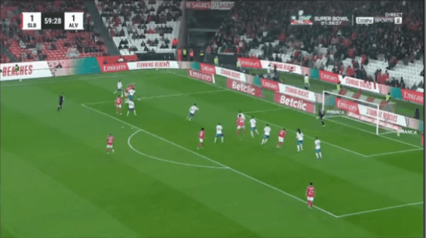 86'阿尼西奥破门! 本菲卡 2- 1艾华卡