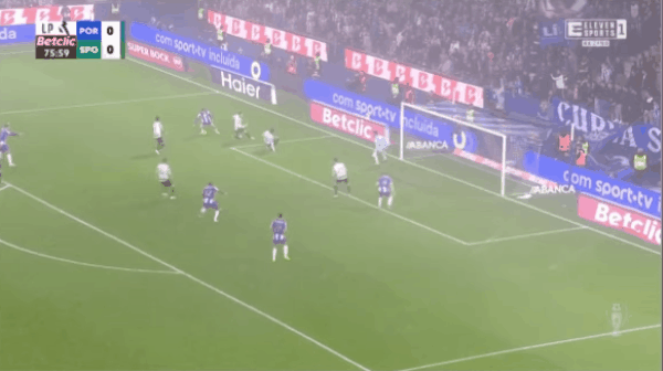 76'弗法纳破门! 波尔图 1- 0里斯本竞技