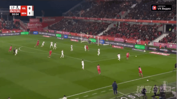 51'埃尔南德斯破门! 吉维森特 1- 1本菲卡